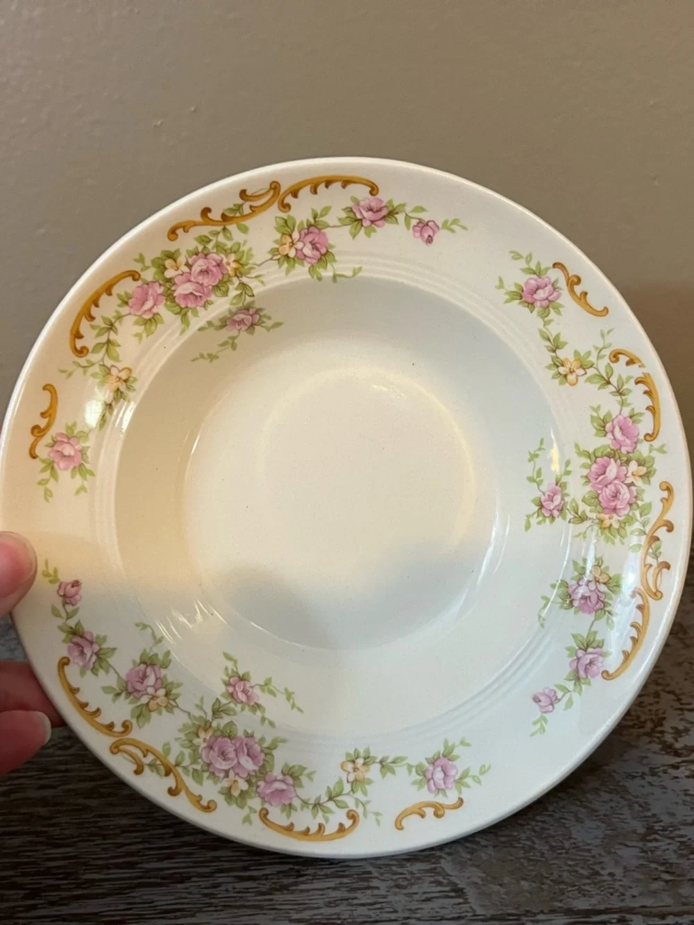 Set of 8 Vintage Salem China Co. Sandra Floral Round Bowl, 6 in
